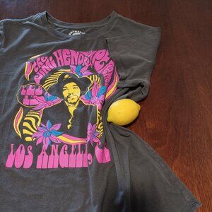 Authentic Hendrix Women’s Size XL T-Shirt short sleeve gray Jimi Hendrix